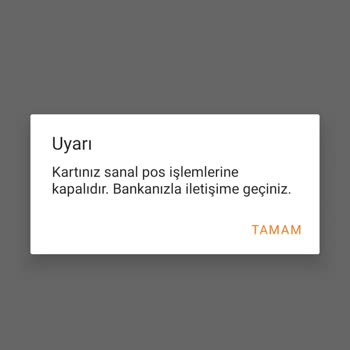 Passolig Kartı Sanal Pos Kapalı Olduğu İçin Online Alışverişte Ödeme Yapamıyor