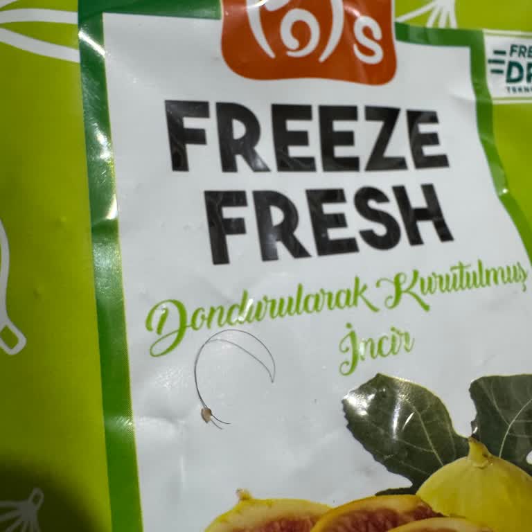 Pol’s Freeze Fresh Dondurulmuş İncirde Kıl Bulunması Hijyen İhlali