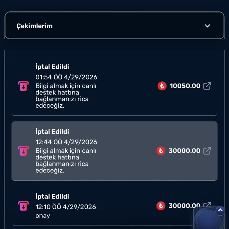 Pelitbet 30.000 TL Çekim Talebim Ödenmedi, Müşteri Hizmetlerinden Yardım Yok
