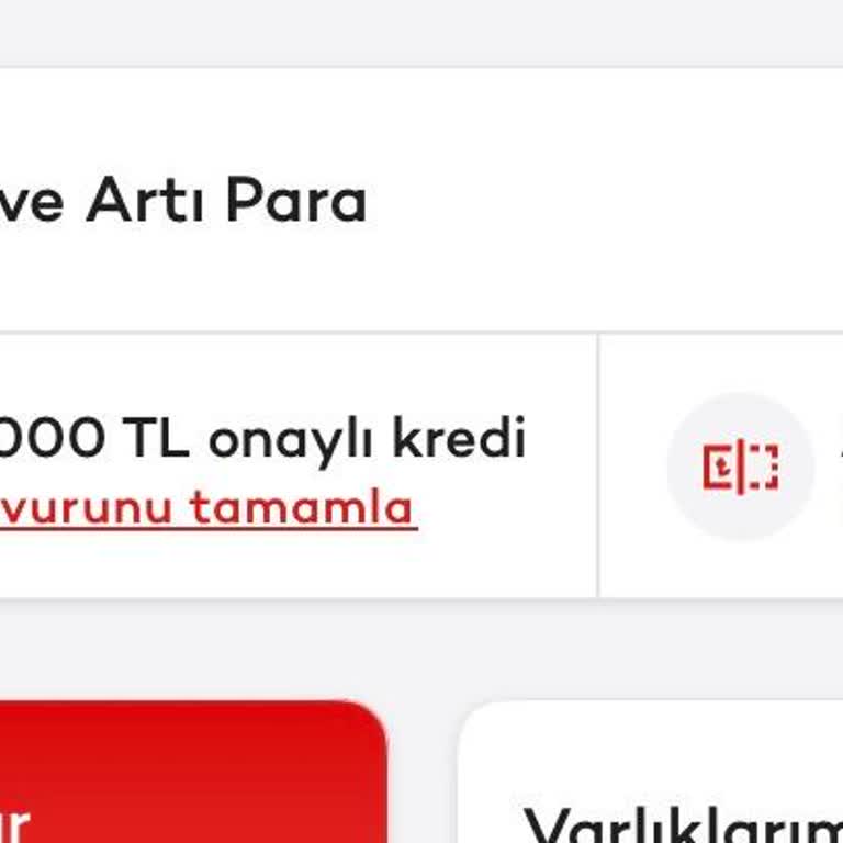 Dijital Bankacılıkta Sistem Hatası Ön Onaylı Krediyi Tamamlayamadı