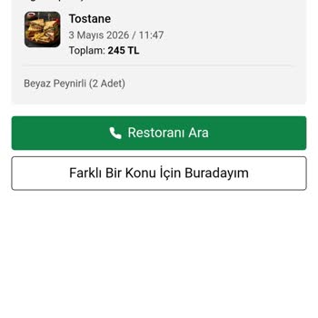 Trendyol Yemek’te Teslim Edilmeyen Tosthane Siparişi Ve Geri Ödeme Sorunu