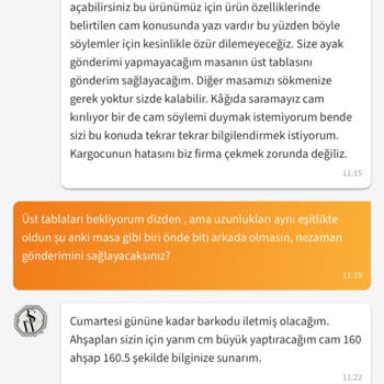 Kırık Ve Paslı Yemek Masası Değişimi İçin 10 Ay Bekleme