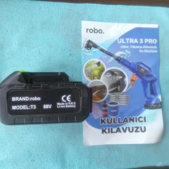Robo Şarjlı Boya Tabancası 88V Reklamı Yanıltıcı, Batarya 21V