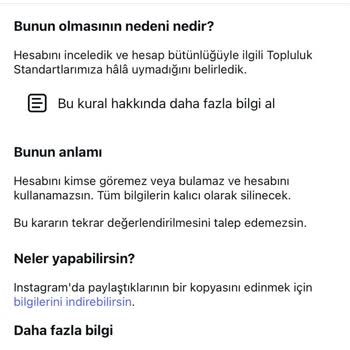 Instagram Hesaplarımın Açılmama ve Sürekli Kapatılma Sorunu