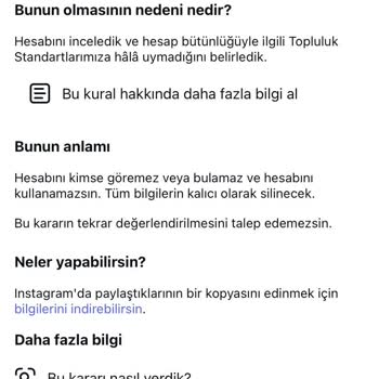 Instagram Hesaplarımın Açılmama ve Sürekli Kapatılma Sorunu