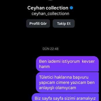 Gönderilmemiş Çanta Ve Hesap Kapatılması Nedeniyle 2600 TL İade Talebi