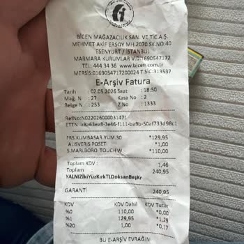 Marlboro Touch Yanlış Verildi, Personel Saygısız Davrandı