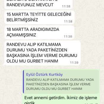 Kalan Seans Haklarım Haksızca Silindi İade Talebim Kabul Edilmedi