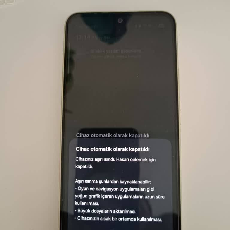 Samsung A54 Telefonumda Aşırı Isınma Ve Kendiliğinden Kapanma