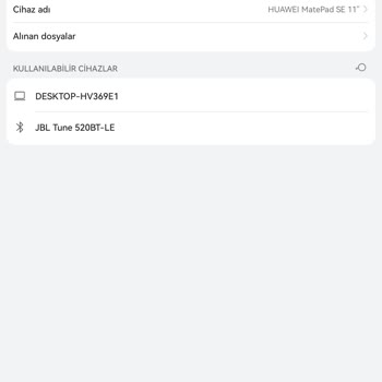 Huawei FreeBuds 2 Matepad SE11 İle Bluetooth Bağlantısı Kurulamıyor