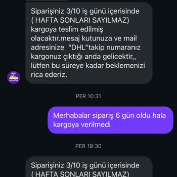 Siparişim Kargoya Verilmedi Ve Yanıt Yok