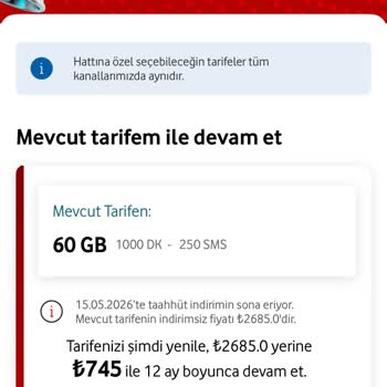 Vodafone Tarife Ücretindeki Çifte Artışa Ve Cevapsız Müşteri Hizmetlerine Şikayet