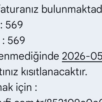 Myfi'de 7 Gün Süreli İnternet Kesintisi İçin Tam Fatura İadesi Talebi