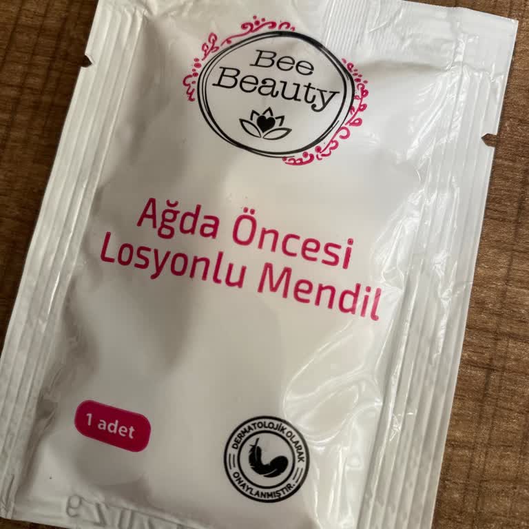 Bee Beauty Ağda Öncesi Losyonlu Mendilde Şiddetli Yanma Ve Kızarıklık