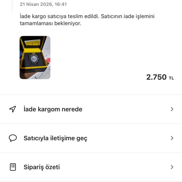 Satıcı Hesabı Silindiği İçin İade Onayı Yok, 2.750 TL Param Donduruldu
