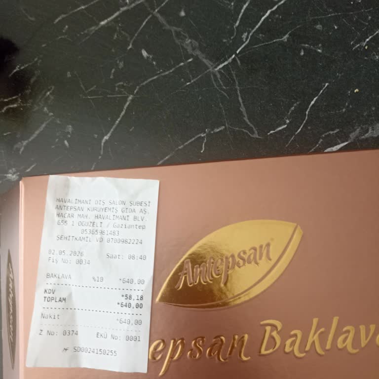 Antepsan Baklava Hayal Kırıklığı Yaşama