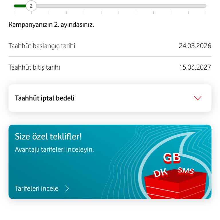 Bilgilendirilmeden Uzatılan Vodafone Taahhüdü Ve Çıkarılan Cayma Bedelinin İptali
