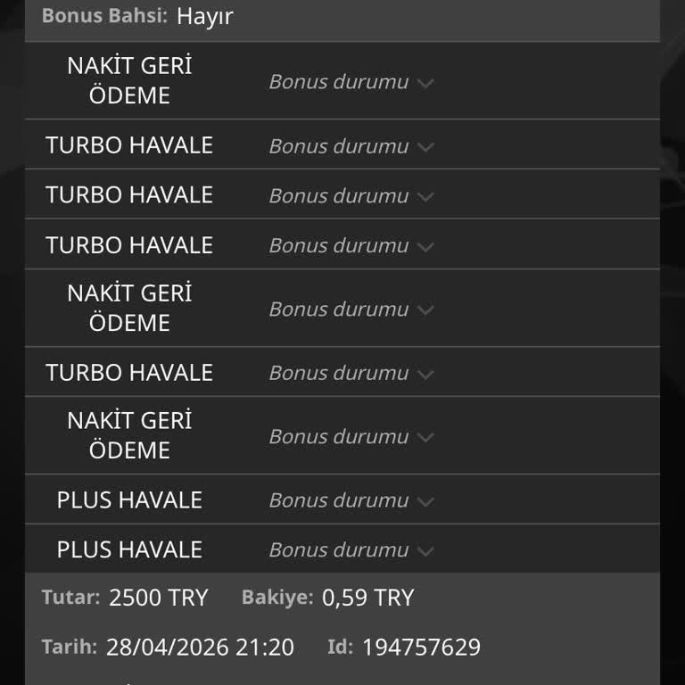 Marsbahis'te Yatırdığım 8.500 TL İadesi Talebi