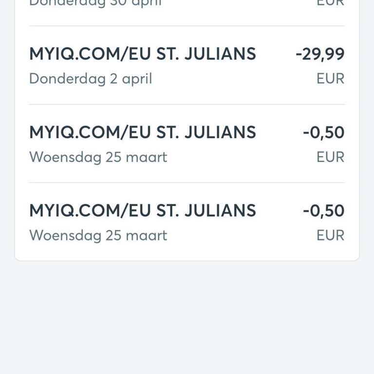 MyIQ Wrong Charges, Refund Requested