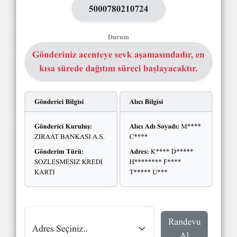 Kuryenet’te Kredi Kartı Tesliminde Uzun Süreli Gecikme Ve İletişim Sorunu