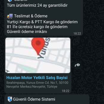 Hizalan Motor İsimli Sahte Reklam Ve Yanıltıcı Sahibinden Linki Şikayet Ediyorum