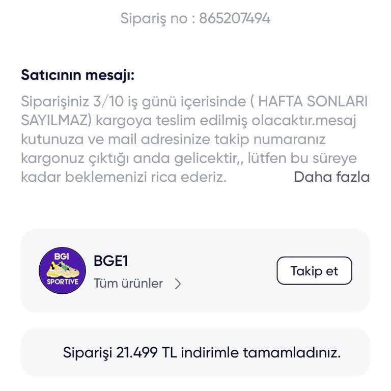 1300 TL Değerindeki Ayakkabı Gönderilmedi Ve İade Yanıtı Yok