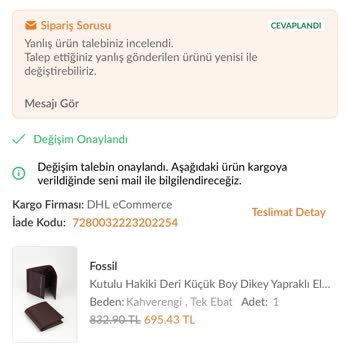 Yanlış Ürün Gönderimi, Kusurlu Değişim Ve Saygısız Satıcı İletişimi