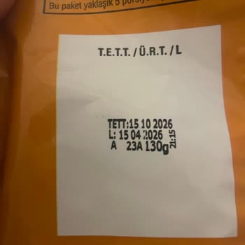 Samba Peynir Aromalı Mısır Çerezinde Küçük Tane Üretim Hatası