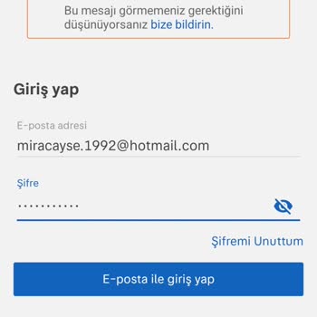 Eski Telefon Numarasına Gönderilen Doğrulama Kodu Nedeniyle Giriş Engeli