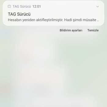 Sürücü hesabının askıya alınması ve yeniden aktif edilmesi talebi
