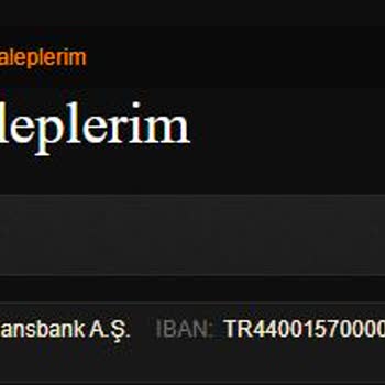 Yeşilyurtgame'den 630 TL Çekim Talebinin Gerçekleşmemesi Ve Hesabın Silinmesi Talebi