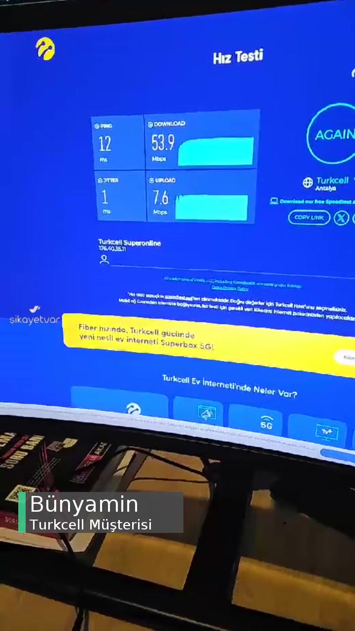 Turkcell Hız Testinde Düşük Çıkıyor. Üçüncü Kez Arıza Kaydı Verildi! videonun kapak resmi
