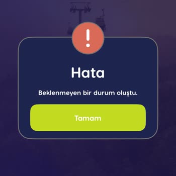 Bursakart Uygulamasındaki Beklenmeyen Hata Kartıma Bakiye Yükleyemiyorum