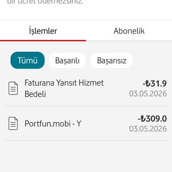 İzinsiz Portfun Aboneliği Ve 347,44 TL Haksız Ücretlendirme Mağduriyeti