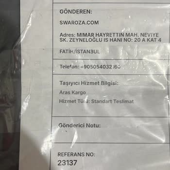 Swaroza Jewellery'den Aldığım Setin Gümüş Olmadığı Ve Cevapsızlık