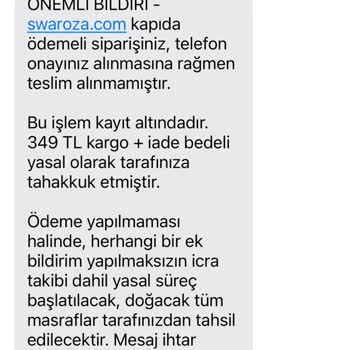 Swaroza Jewellery'den Aldığım Setin Gümüş Olmadığı Ve Cevapsızlık