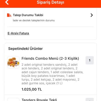 Teslim Edilmeyen Ürün İçin Ücret İadesi Talebi