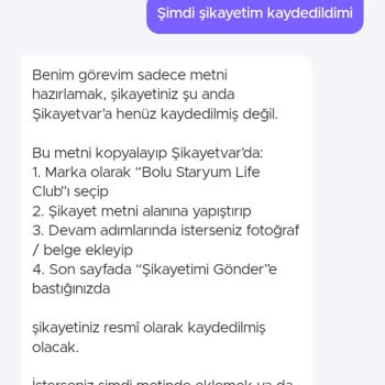 Gold Üyeliği İçin Havuz Kapatılması Nedeniyle Ücret İadesi Talebi