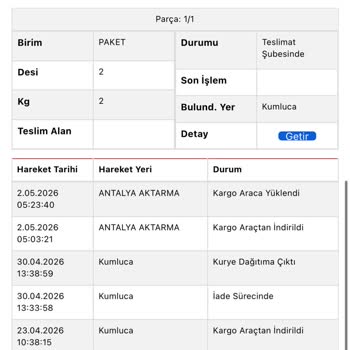 Sürat Kargo’da Dağıtımda Görünen Gönderi Teslim Edilmedi, Şube Yetkilileri Yanıltıcı Açıklama Yaptı