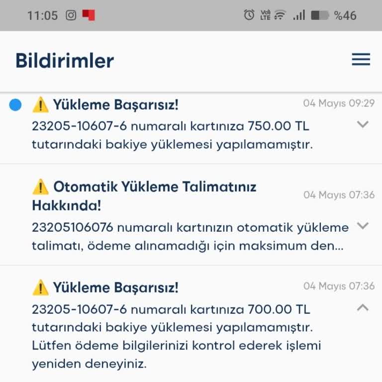 İzmirim Kart Otomatik Yükleme Çalışmıyor