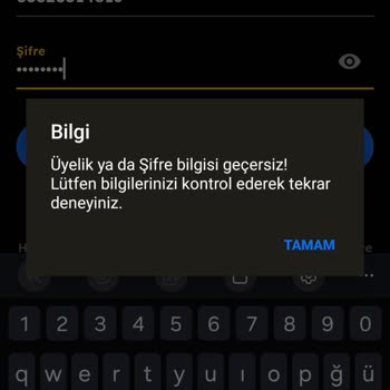 Ücretli Yıllık Üyeliğim Aktif Değil Ve Hesabıma Giriş Yapamıyorum