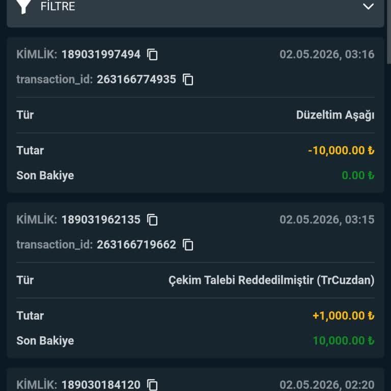 Deneme Bonusunu Şartlara Uygun Kullandığımda 10.000 TL Bakiyem Silindi