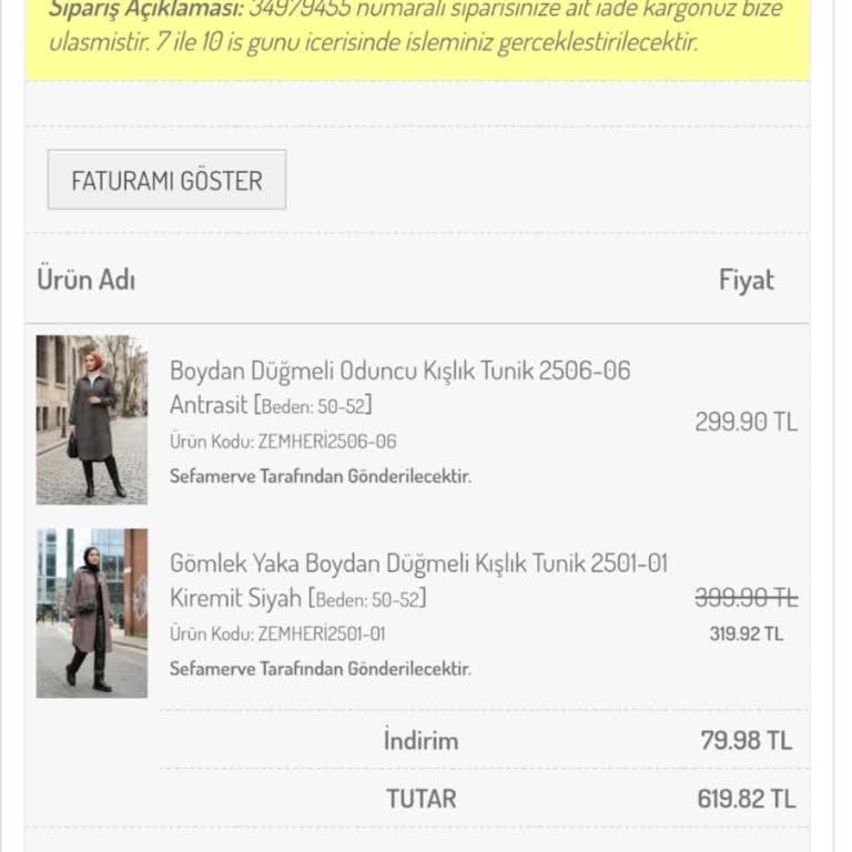 Sefamerve'de Geciken Ücret İadesi Şikayeti