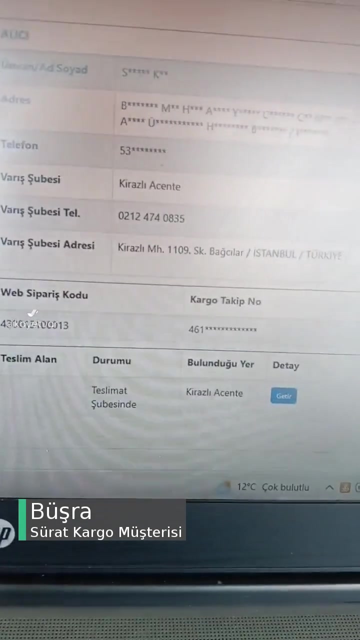 Sürat Kargo Dağıtmıyorlar Kargoyu! videonun kapak resmi