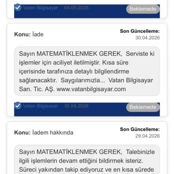 Vatan Bilgisayar'dan İade İşlemi 20 Gün Durdu, Ücret Geri Ödenmedi