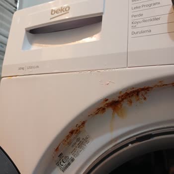 Beko Çamaşır Makinesinde Paslanma Sorunu Ve Değişim Talebi