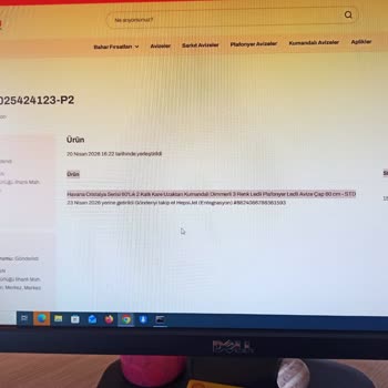Sipariş Edilen 60 Santimetre Avize Yerine 50 Santimetre Gelen Ürün Ve İletişim Sorunu