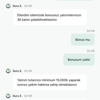 Manuel Bakiye Düzenlemesiyle Kazancım Silindi Ve 30 Kat Çekim Kısıtı Uygulandı