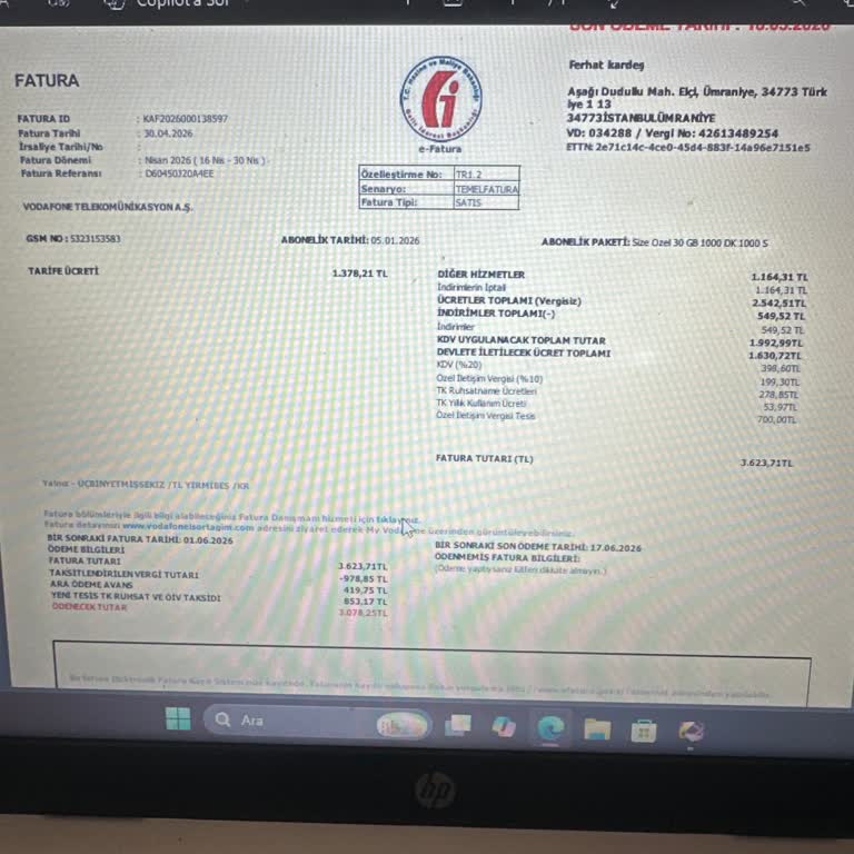 Vodafone Kurumsal Hat Kapama Ve Eksik Evrak Sürecinde Haksız Fatura