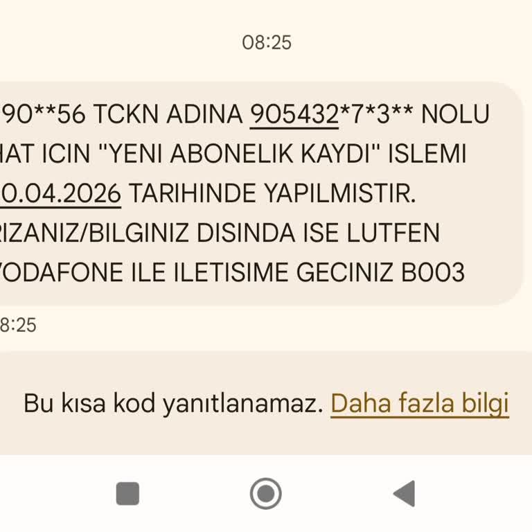 İzinsiz Açılan Hat İçin 1000 TL Cayma Bedeli Talep Ediliyor